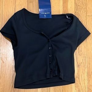 Black brandy Melville crop top